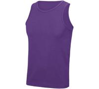 AWDis Cool Men's Vest Top in Purple | Size: Large AWDis Cool Purple L