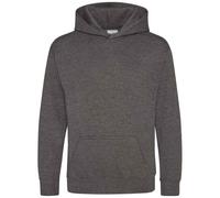 AWDis Cool Plain Hoodie in Charcoal | Size: 7-8 Years AWDis Cool Charcoal 7-8 Years