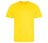 AWDis Cool Plain Magenta T-Shirt in Yellow | Size: 7-8 Years AWDis Cool Yellow 7-8 Years