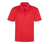 AWDis Just Cool JC040 Mens Cool Polo Shirt - Fire Red - 2XL