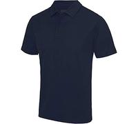 AWDis Just Cool JC040 Mens Cool Polo Shirt - French Navy - 3XL
