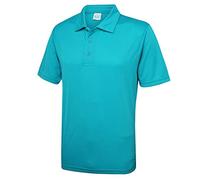 AWDis Just Cool JC040 Mens Cool Polo Shirt - Turquoise Blue - S