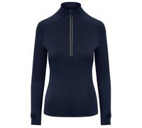 AWDis Cool Women's Cool-Flex Half Zip Long-Sleeved Base Layer Top in Navy | Size: 10 AWDis Cool Navy 10