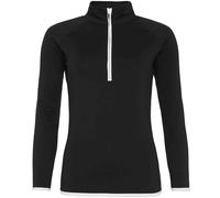 AWDis Girlie Just Cool Half Zip Long Sleeve Sweatshirt XS-XL