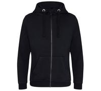 AWDis Heavyweight Zip Up Hoodie Plain Hooded Sweat Jacket Mens Womens