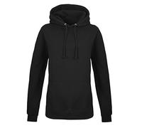 Just Hoods by AWDIS Women's College Hoodie JH01F Deep Black Size M