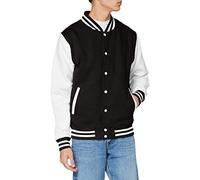 AWDis JH043MOXN / BURM, Men's Jacket, Multicolored (Jet Black/White), Small