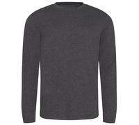 AWDis JT002 Long Sleeve Tri-Blend Ribbed Crew Neck T-Shirt