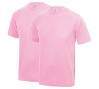 AWDis Just Cool JC001 Cool T 2 Pack - Baby Pink - Large