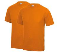 AWDis Just Cool JC001 Cool T 2 Pack - Orange Crush - Small