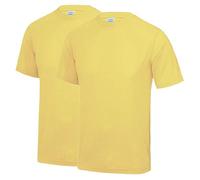 AWDis Just Cool JC001 Cool T 2 Pack - Sherbet Lemon - Large