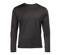 Just Hoods by AWDIS Long Sleeve Cool T Jet Black