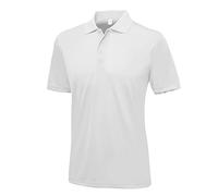 AWDis Men's Just Cool Smooth Polo PC2632 Short Sleeve Arctic White XS