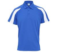 AWDis Just Cool JC043 Contrast Cool Polo - Royal Blue/Arctic White - M