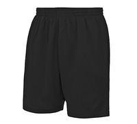 AWDis Just Cool JC80J Kids Cool Shorts - Jet Black - 7-8 Years