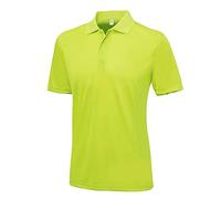AWDis Just Cool Mens Smooth Short Sleeve Polo Shirt (XXL) (Lime)