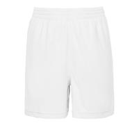 AWDis Just Cool Sport Shorts in White | Size: 9 Years AWDis White 9 Years