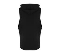 AWDis Just Cool Urban Sleeveless Muscle Hoodie in Black | Size: Medium AWDis Black M