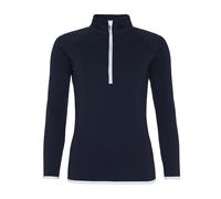 AWDis Just Cool Women's cool ½ zip sweatshirt - Womens, 87% Polyester