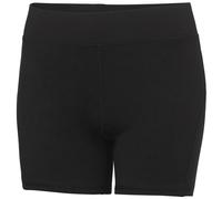 Just Cool Girlie Cool Training Shorts AWDis Black L