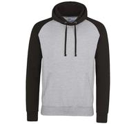 Awdis Just Hoods Adults Unisex Two Tone Hooded Baseball Sweatshirt/Hoodie RW3928
