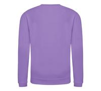 AWDis Just Hoods Childrens/Kids Plain Crew Neck Sweatshirt (7-8 Years) (Digital Lavender)