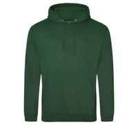 Awdis Just Hoods College Hoodie - Bottle Green