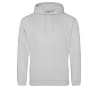 Awdis Just Hoods College Hoodie Moondust Grey Cotton Blend Unisex