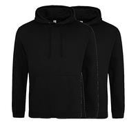 AWDis Just Hoods JH001 College Hoodie 2 Pack - DEEP Black - 2X-Large