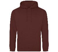 AWDis Just Hoods JH001 College Hoodie Chocolate Fudge Brownie L Chest L