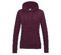 AWDis Just Hoods JH01F Women'S College Hoodie Burgundy 2XL Size: 2XL