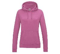 AWDis Just Hoods JH01F Women'S College Hoodie Candyfloss Pink L S L