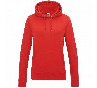 AWDis Just Hoods JH01F Women'S College Hoodie Fire Red L Size: L, L