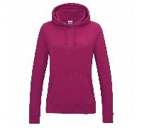 AWDis Just Hoods JH01F Women'S College Hoodie Hot Pink XL Size: X XL