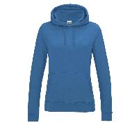 AWDis Just Hoods JH01F Women'S College Hoodie Sapphire Blue S Siz S