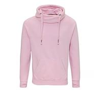 Just Hoods Cross Neck Hoodie Baby Pink L JH021MBPKL