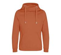 AWDis Just Hoods JH021 Unisex Cross Neck Hoodie - Ginger Biscuit - 2XL