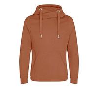 AWDis Just Hoods JH021 Unisex Cross Neck Hoodie - Ginger Biscuit - M