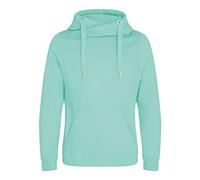 AWDis Just Hoods JH021 Unisex Cross Neck Hoodie - Peppermint - L