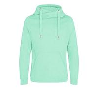 AWDis Just Hoods JH021 Unisex Cross Neck Hoodie - Peppermint - S