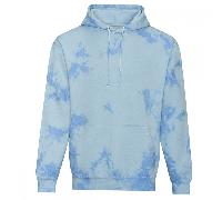 AWDis Just Hoods JH022 Tie Dye Hoodie Blue Cloud XL Size: XL, Colour: XL