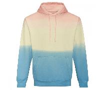 AWDis Just Hoods JH022 Tie Dye Hoodie Pastel Sunset Dip L Size: L, Col L