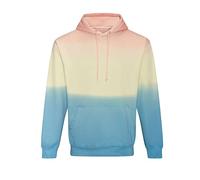 AWDis Just Hoods JH022 Unisex Tie-Dye Hoodie - Pastel Sunset Dip - XL