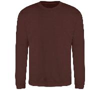 AWDis Just Hoods JH030 Awdis Sweatshirt Chocolate Fudge Brownie S Size S