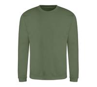 AWDis Just Hoods JH030 Unisex Sweatshirt - Earth Green - XL