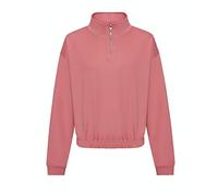 AWDis Just Hoods JH037 Women'S Cropped 1/4-Zip Sweat Dusty Rose M