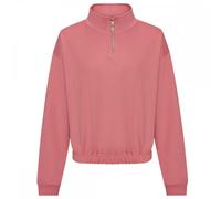 AWDis Just Hoods JH037 Women'S Cropped 1/4-Zip Sweat Dusty Rose S