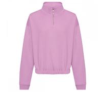 AWDis Just Hoods JH037 Women'S Cropped 1/4-Zip Sweat Lavender XL XL