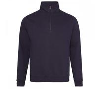 AWDis Just Hoods JH046 Sophomore 1/4 Zip Sweatshirt New French Navy 2 2XL