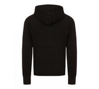 AWDis Just Hoods JH052 Chunky Zoodie Jet Black (Grey inner) S Size: S, S